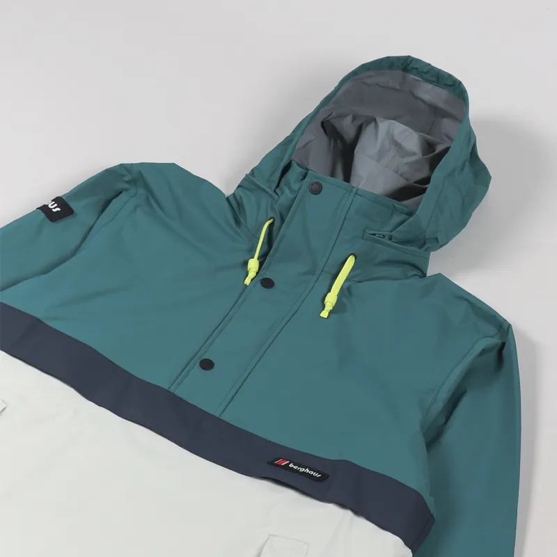 Berghaus Mens Ski Smock 86 Jacket Dark Green Light Grey