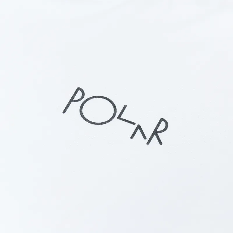 Polar Skate Co. Skorsten Fill Logo T Shirt White-5