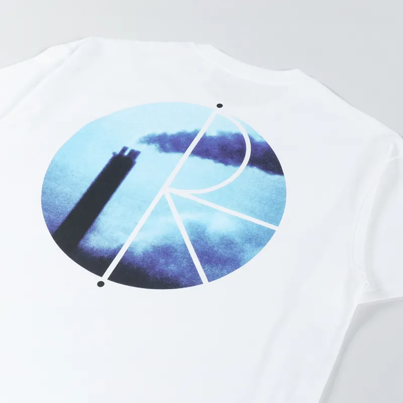 Polar Skate Co. Skorsten Fill Logo T Shirt White-2