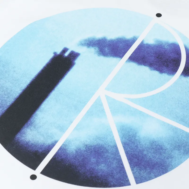 Polar Skate Co. Skorsten Fill Logo T Shirt White-4