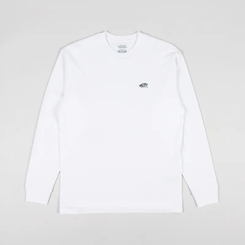 Vans Skate Classics Long Sleeve T Shirt White
