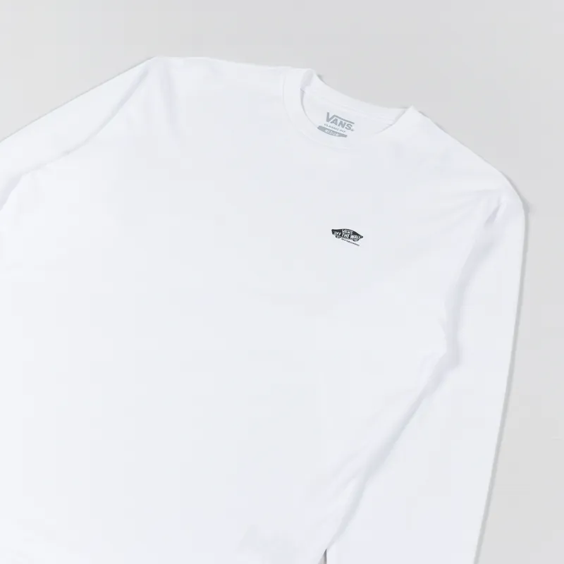 Vans Skate Classics Long Sleeve T Shirt White-2