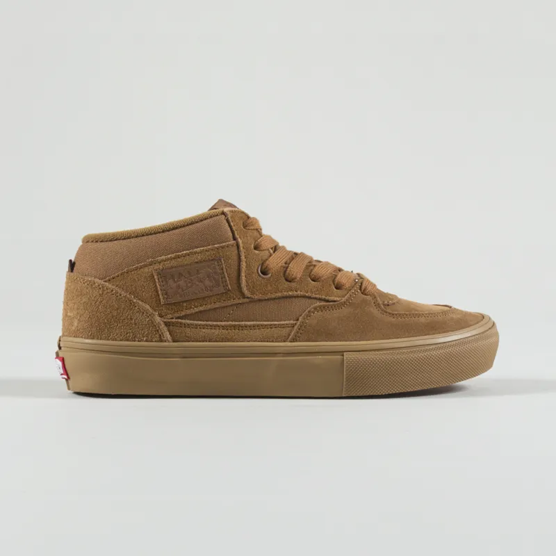 Vans Skate Half Cab Shoes Brown Gum-4