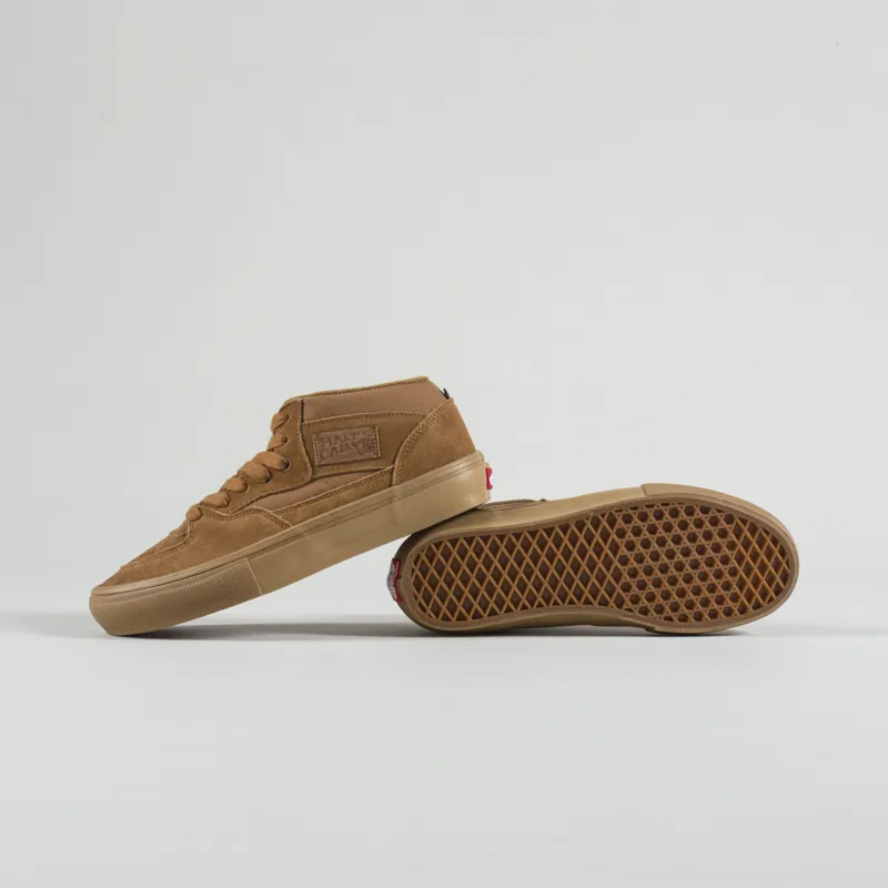 Vans Skate Half Cab Shoes Brown Gum-2