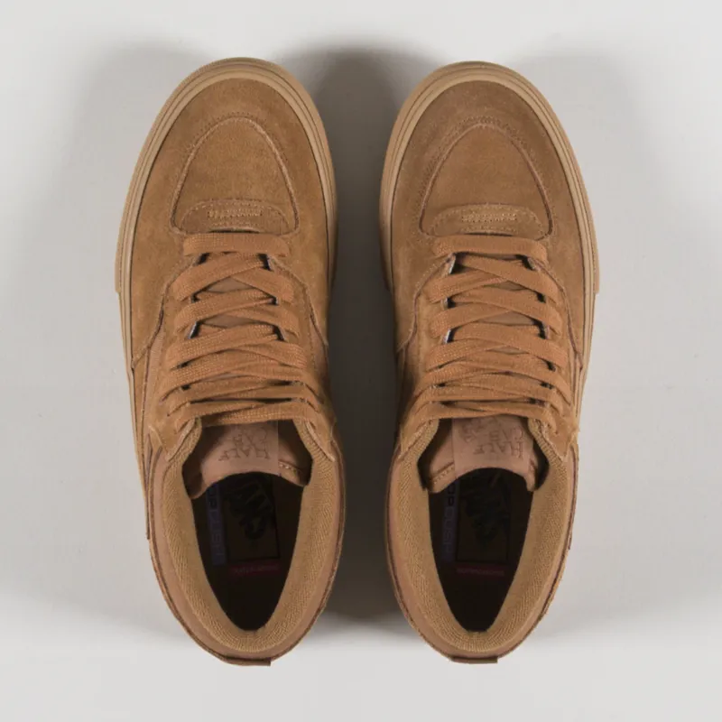 Vans Skate Half Cab Shoes Brown Gum-1