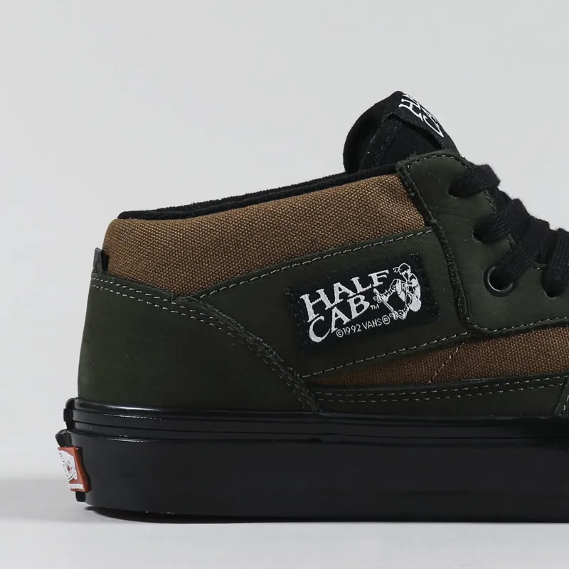 Vans Skate Half Cab Shoes Nubuck Beef Broccoli-5