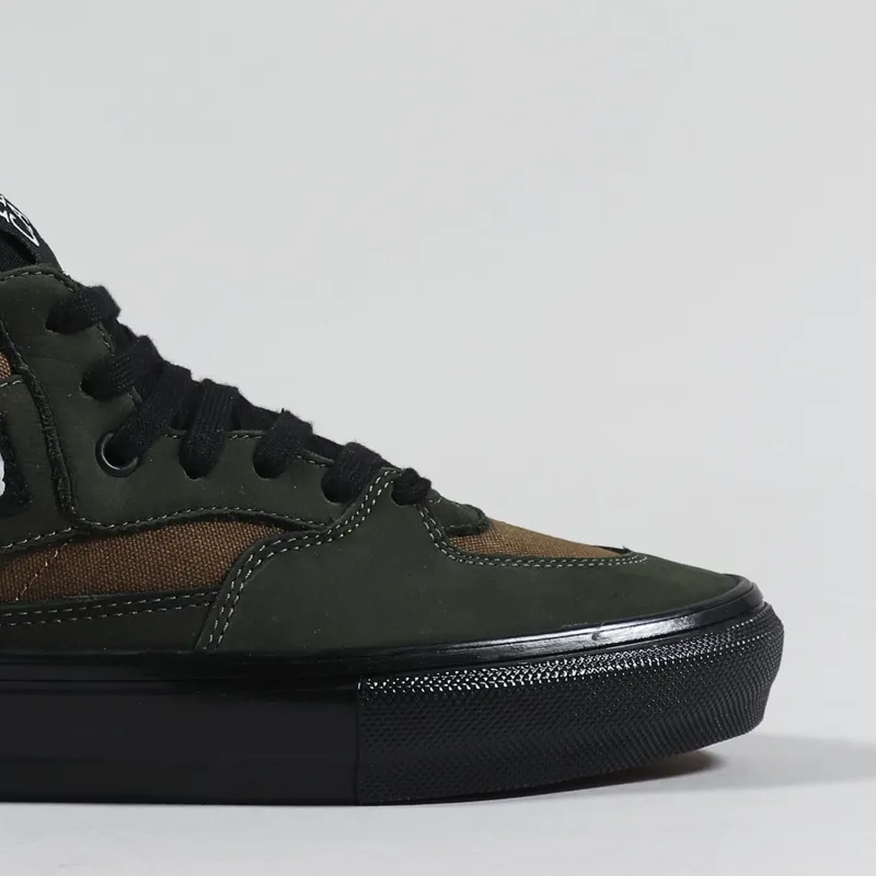 Vans Skate Half Cab Shoes Nubuck Beef Broccoli-6