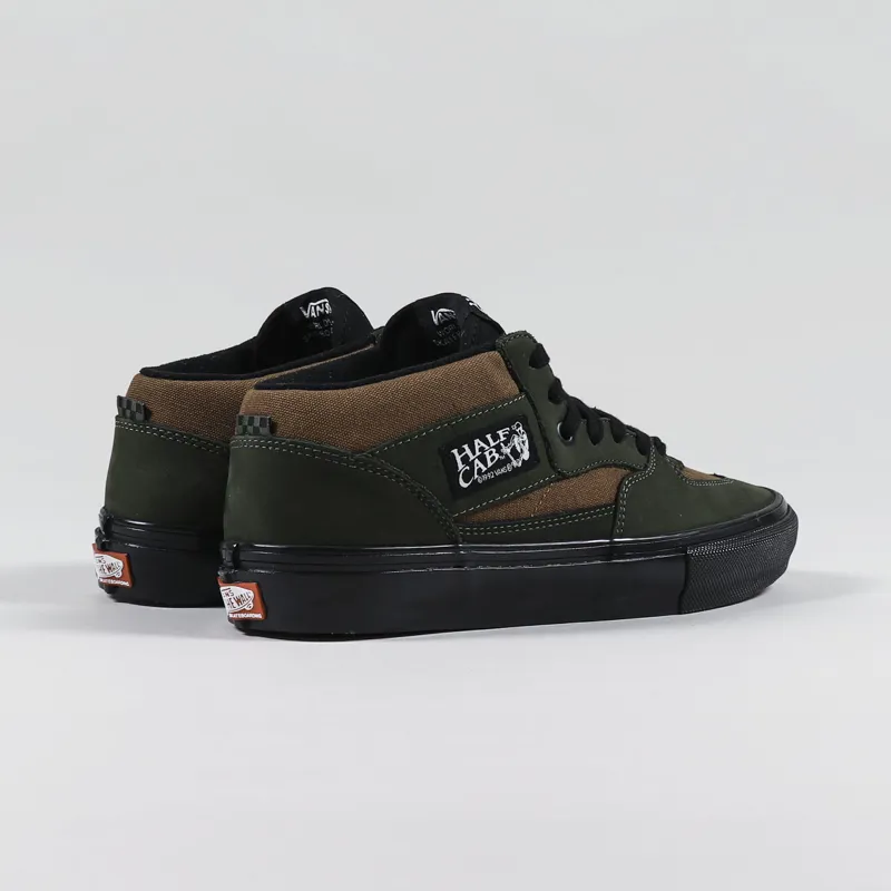 Vans Skate Half Cab Shoes Nubuck Beef Broccoli-2