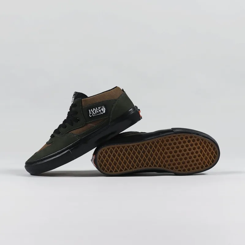 Vans Skate Half Cab Shoes Nubuck Beef Broccoli-1