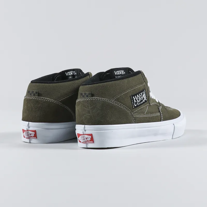 Vans Skate Half Cab Shoes Dark Olive-3