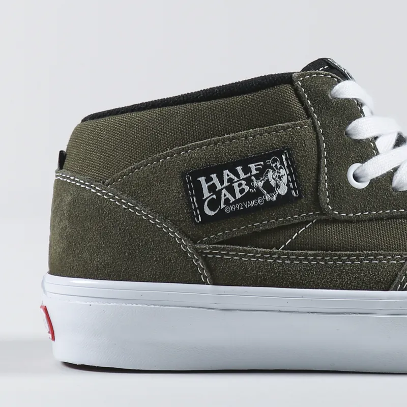 Vans Skate Half Cab Shoes Dark Olive-5