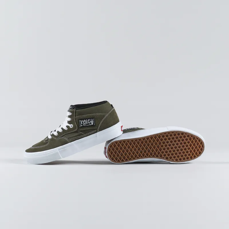 Vans Skate Half Cab Shoes Dark Olive-2