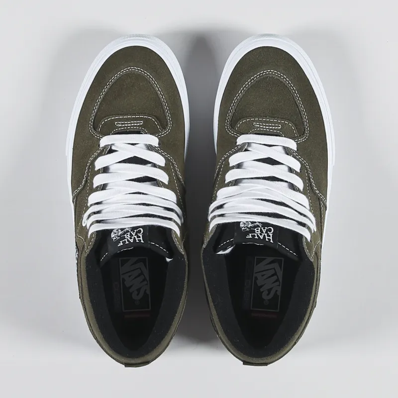 Vans Skate Half Cab Shoes Dark Olive-1