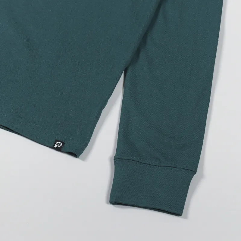 Penfield Sketch Mountain Back Graphic Long Sleeve T Shirt Deep Teal-6