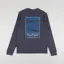 Penfield Sketch Mountain Back Graphic Long Sleeve T Shirt Ebony