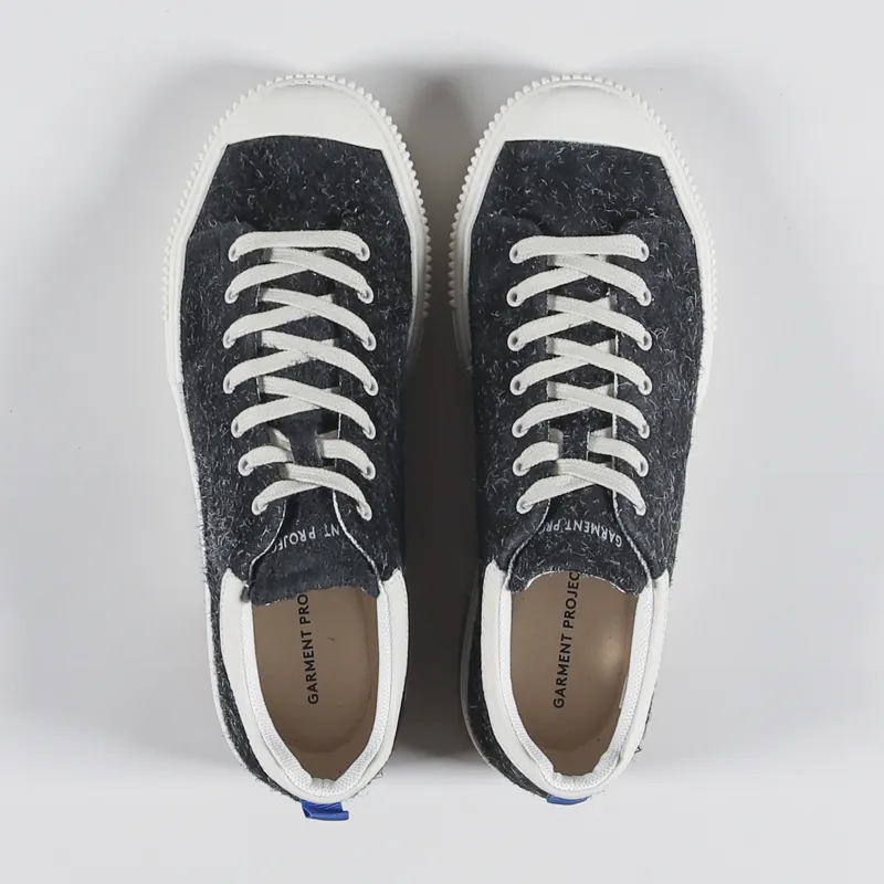 Garment Project Sky Low Shoes Black Long Suede-2