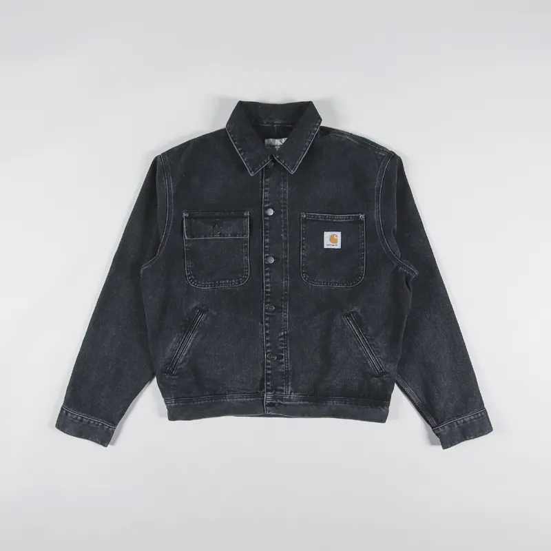 Carhartt WIP Saledo Jacket Black Stone Washed