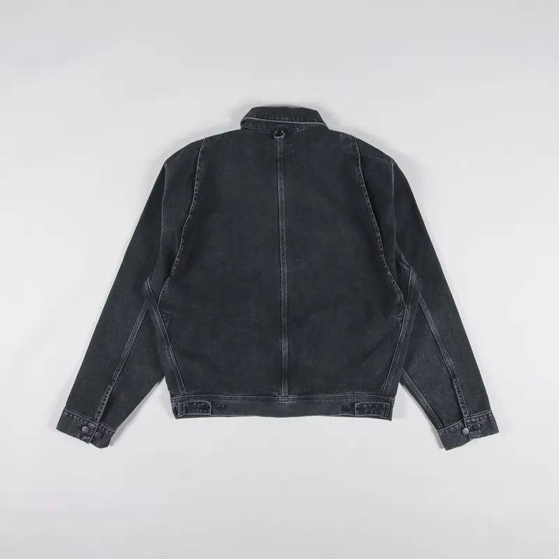 Carhartt WIP Saledo Jacket Black Stone Washed-2