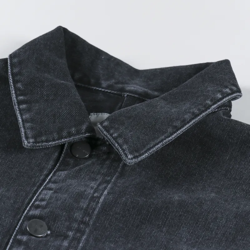 Carhartt WIP Saledo Jacket Black Stone Washed-5