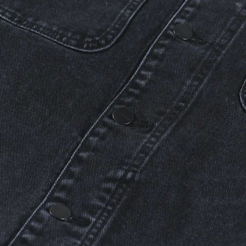 Carhartt WIP Saledo Jacket Black Stone Washed-6