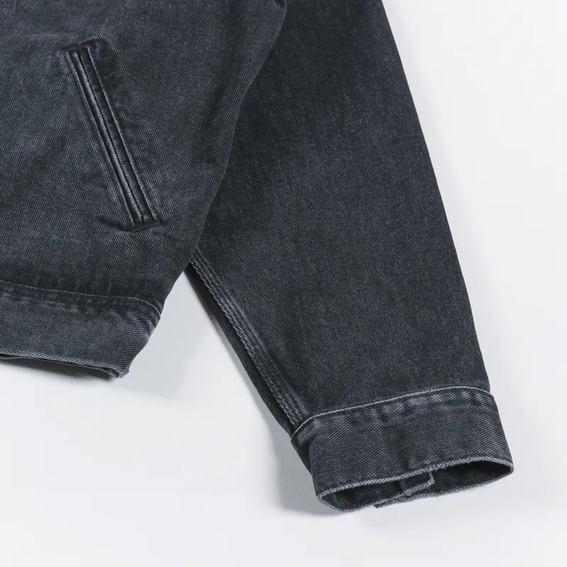 Carhartt WIP Saledo Jacket Black Stone Washed-7