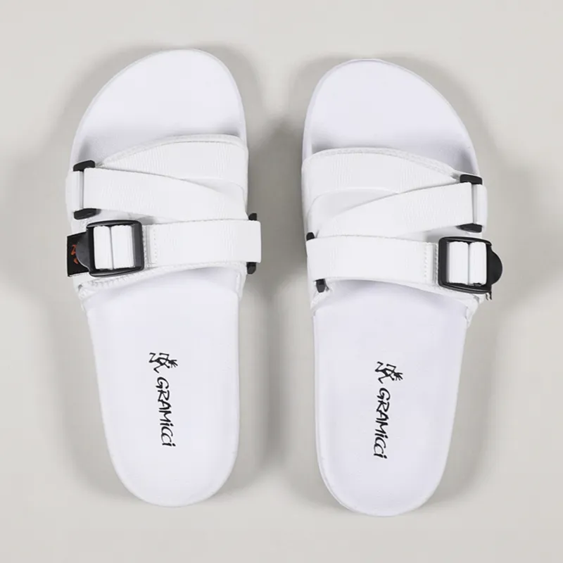 Gramicci Slide Sandals White-3