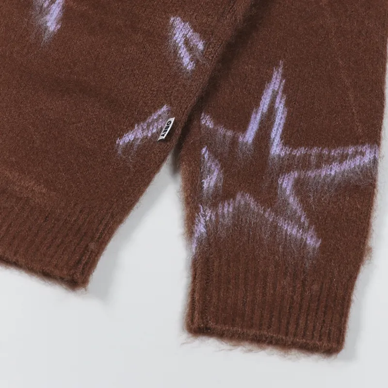 Obey Slint Cardigan Sepia Multi-6