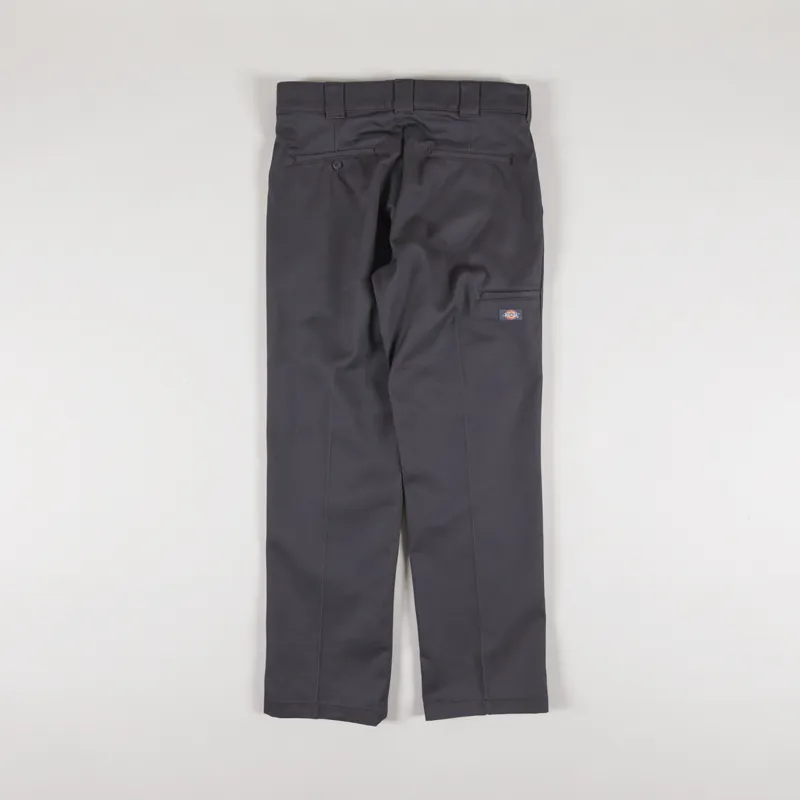Dickies Slim Straight Double Knee Work Pant Charcoal Grey-1