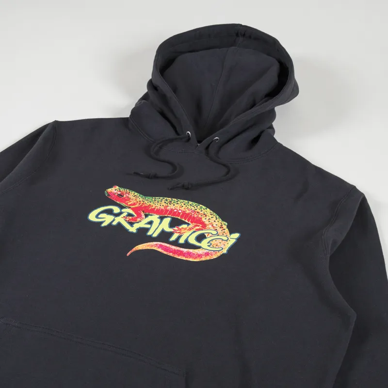 Gramicci Salamander Hooded Sweatshirt Vintage Black-2