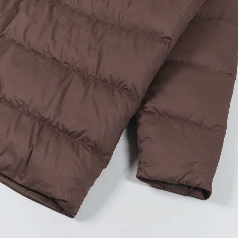Patagonia Mens Insulated Silent Down Parka Cone Brown