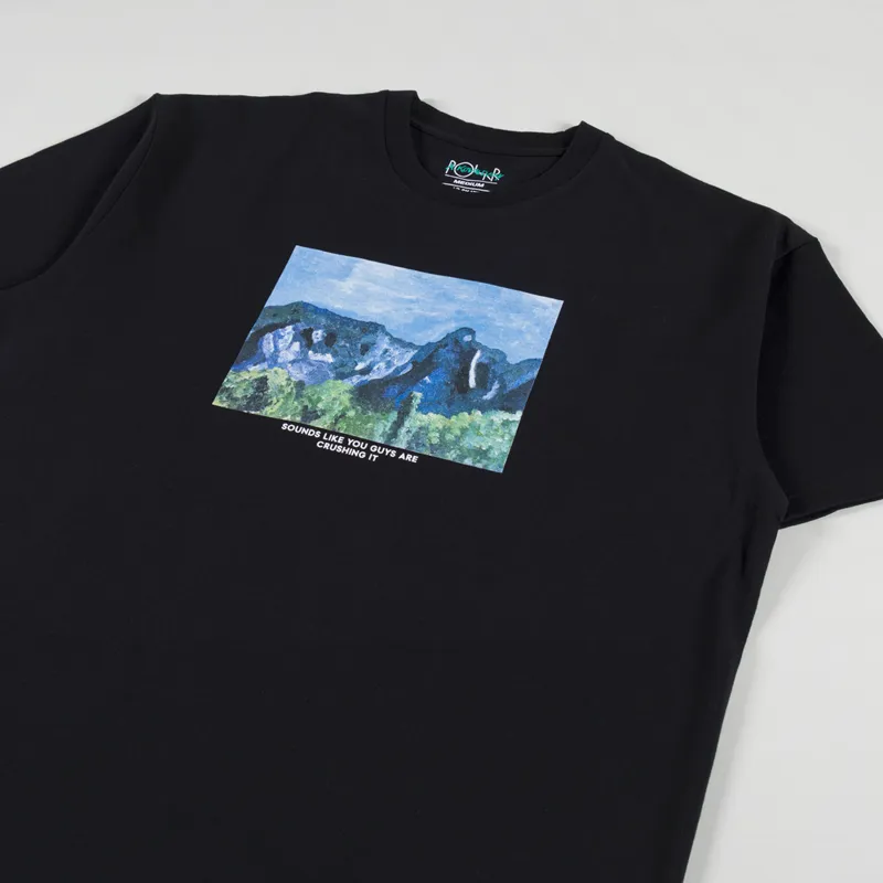 Polar Skate Co. Sounds Like You Guys Are Crushing It T Shirt Black-1