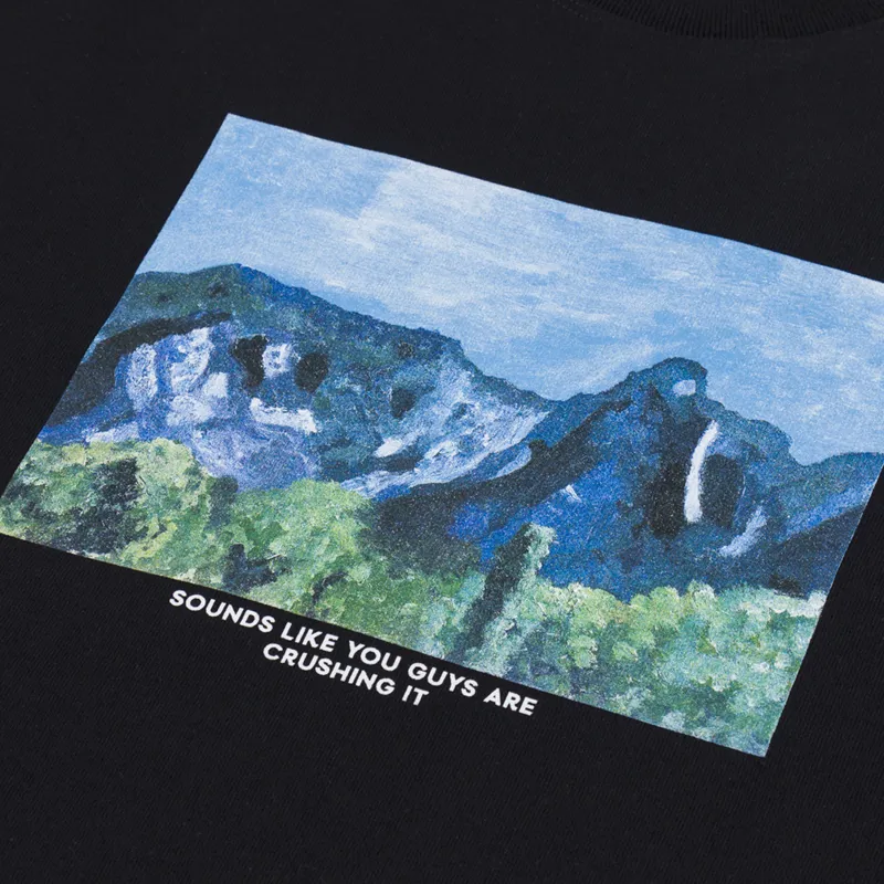 Polar Skate Co. Sounds Like You Guys Are Crushing It T Shirt Black-2