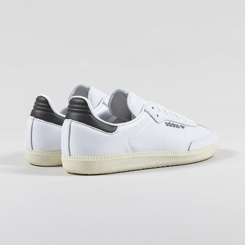 Adidas Skateboarding Samba ADV Shoes White Shadow Olive