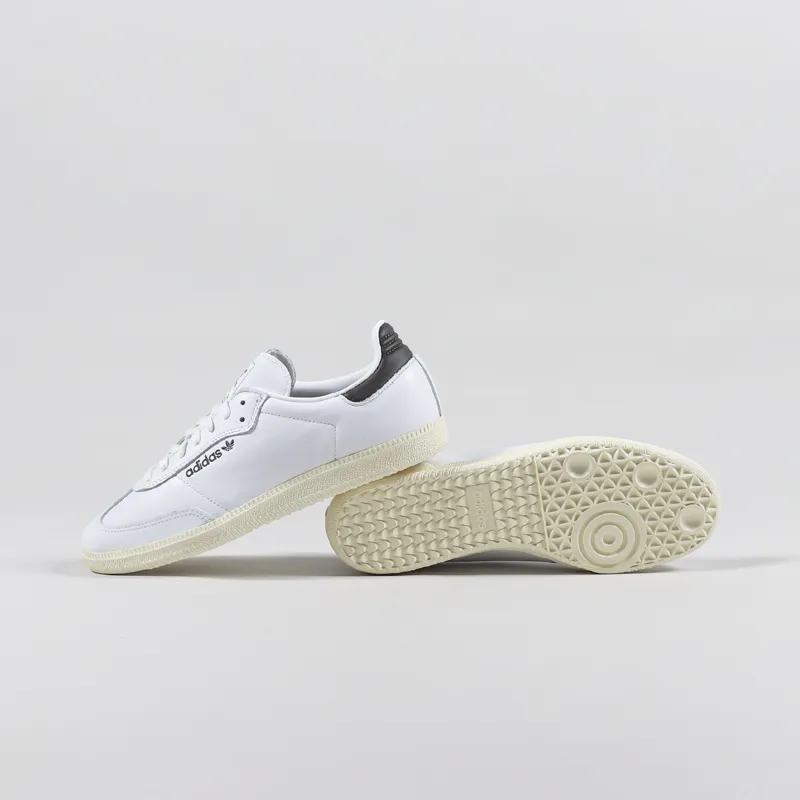 Adidas Skateboarding Samba ADV Shoes White Shadow Olive-2