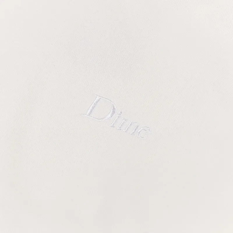 Dime Classic Small Logo Hoodie Cream-4
