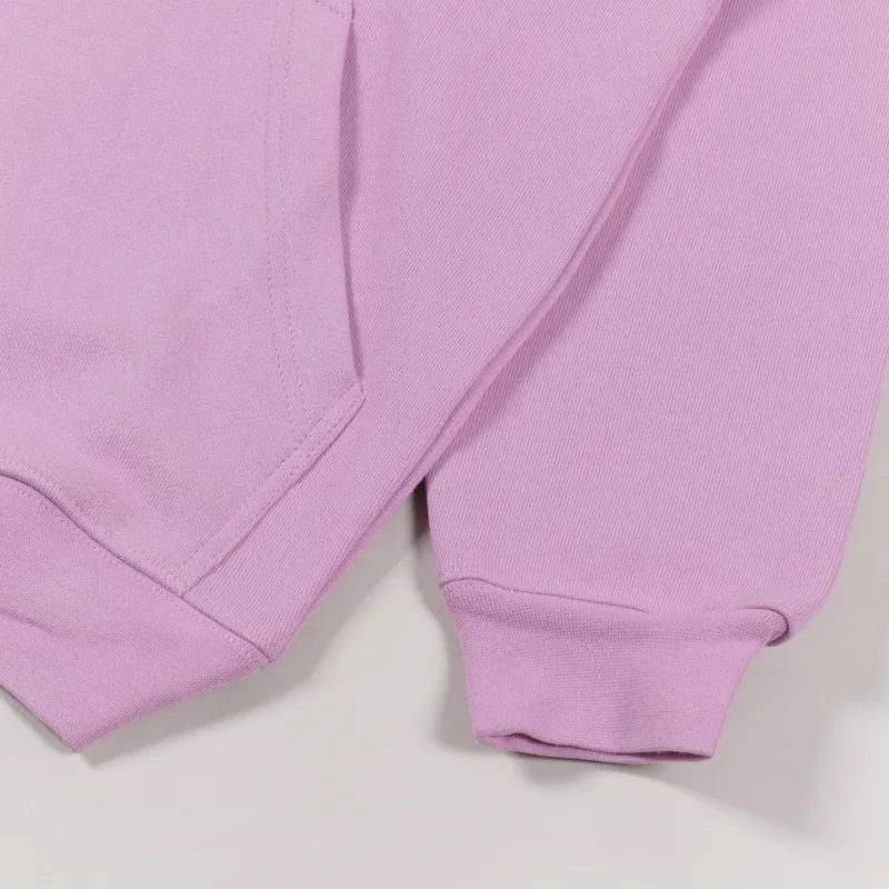 Dime MTL Mens Classic Small Logo Pullover Hoodie Light Pink