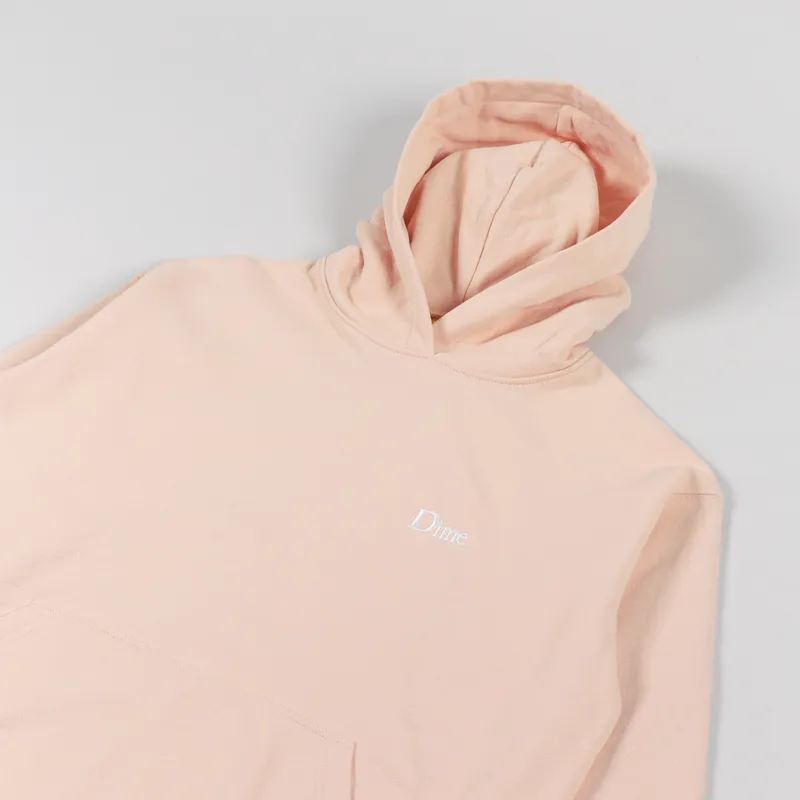 Dime Classic Small Logo Hoodie Light Salmon-2