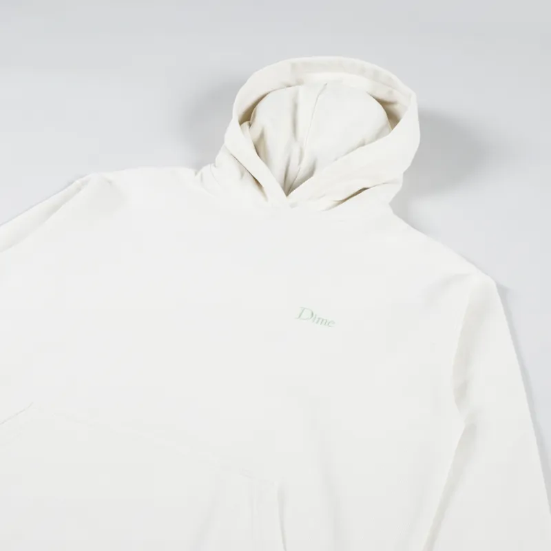 Dime Classic Small Logo Hoodie Rice-2