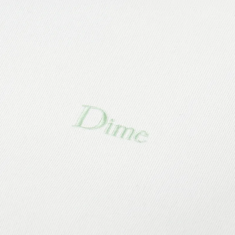 Dime Classic Small Logo Hoodie Rice-5