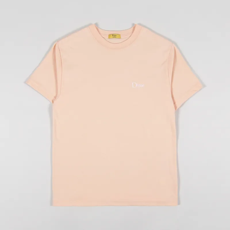 Dime Small Logo T Shirt Light Salmon