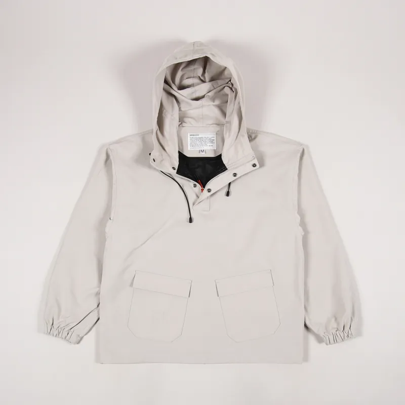 Uniform Bridge Smock Anorak Jacket Ivory-1