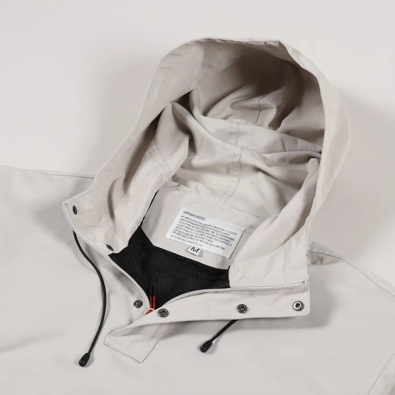 Uniform Bridge Smock Anorak Jacket Ivory-4