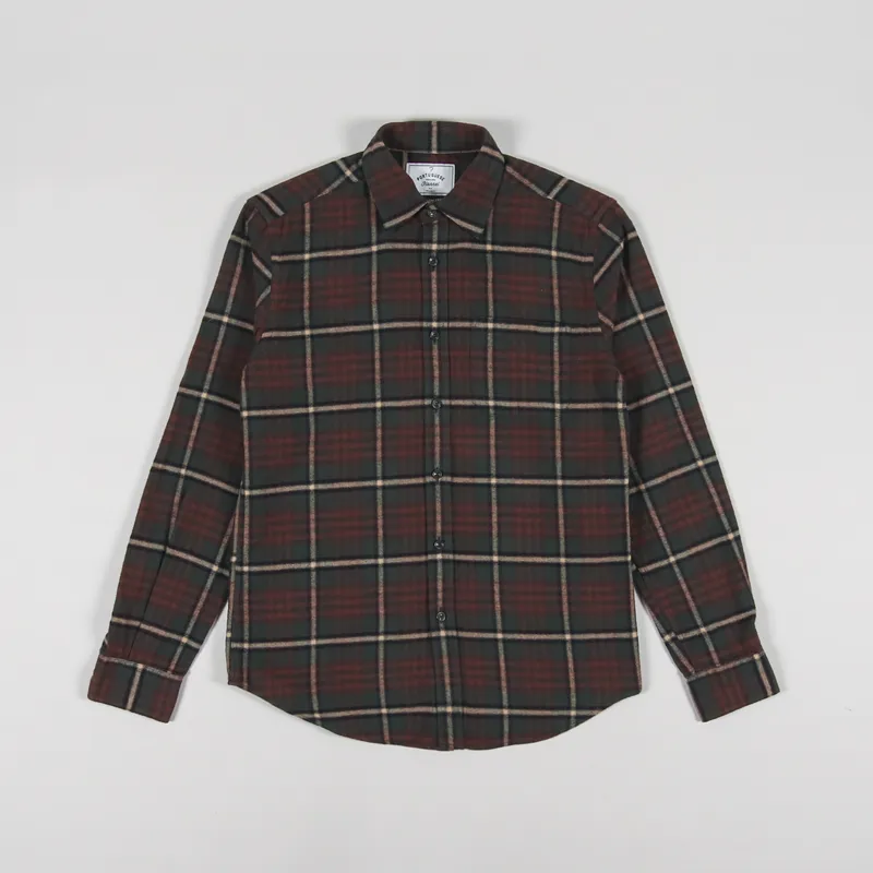 Portuguese Flannel Smog Shirt Brown