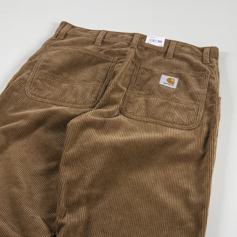 Carhartt WIP Simple Pant Tamarind Rinsed Corduroy-4