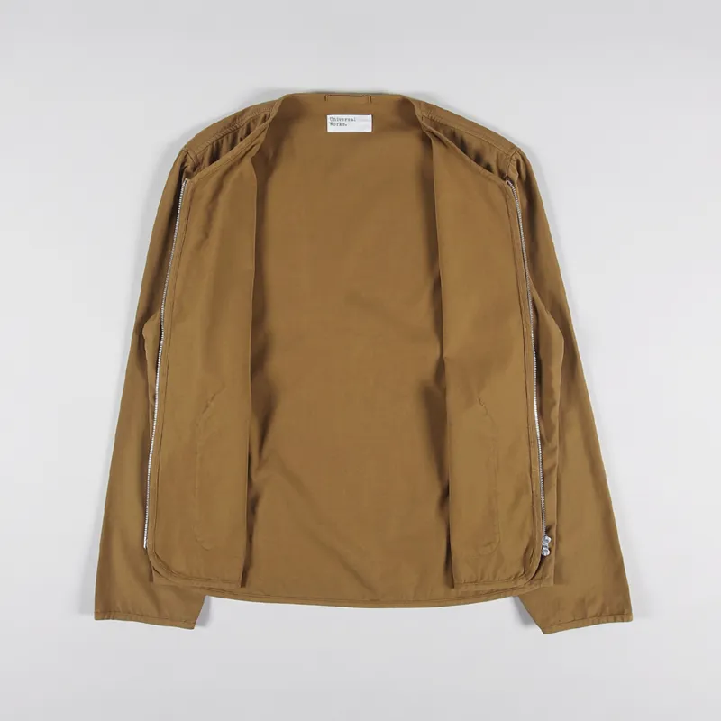 Universal Works Military Liner Jacket Cumin Summer Canvas-1