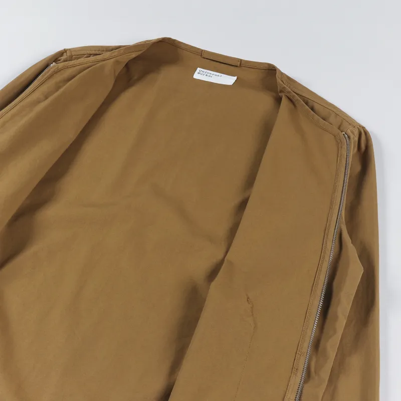 Universal Works Military Liner Jacket Cumin Summer Canvas-4