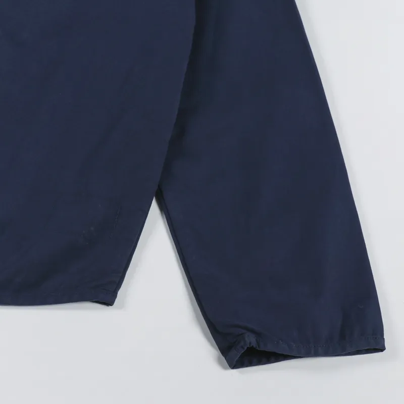 Universal Works Military Liner Jacket Navy Summer Canvas-8