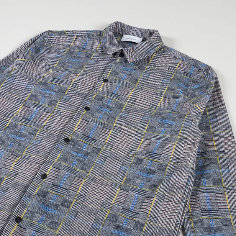 Unfeigned Smart Jacket Cotton Grey Yellow Check-2