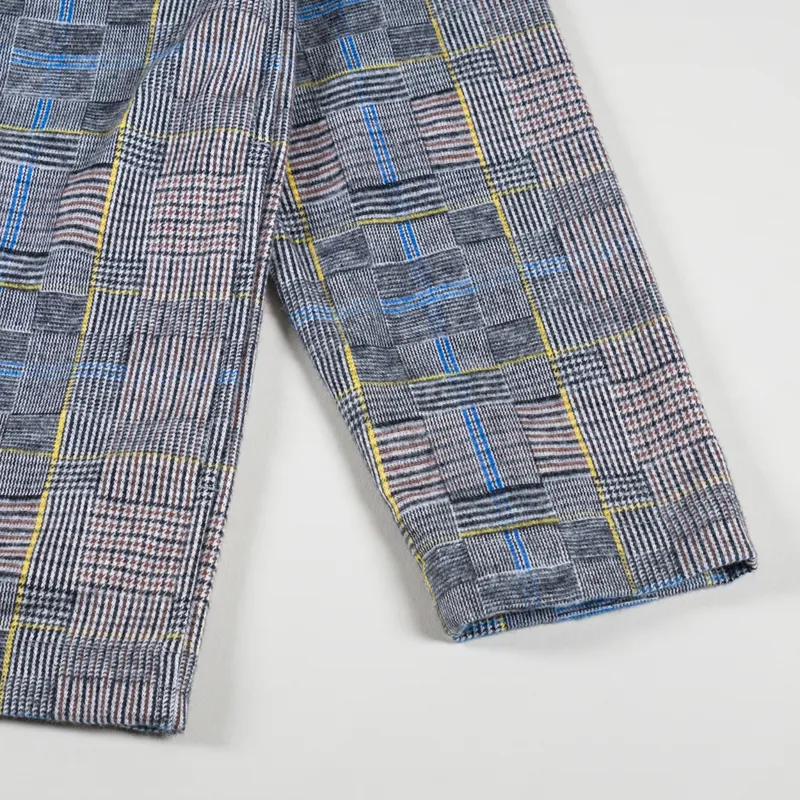 Unfeigned Smart Jacket Cotton Grey Yellow Check-5