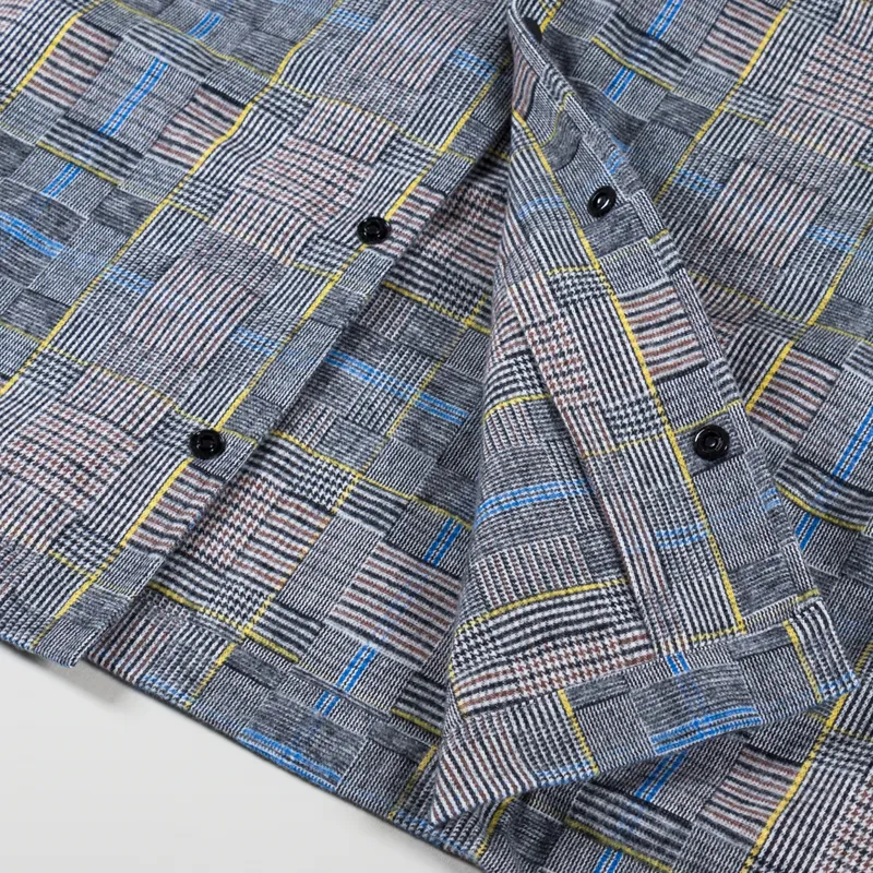 Unfeigned Smart Jacket Cotton Grey Yellow Check-8